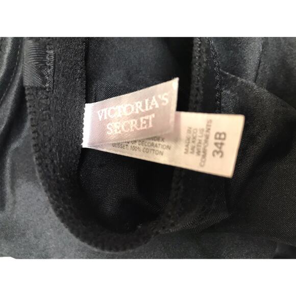 Vtg 2002 Y2k Victorias Secret Bodysuit Girdle BODY SLIMMING Shaper Black 34B/SM - Picture 8 of 8